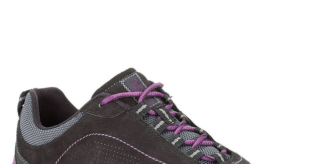 Dámske športové topánky s fialovými prvkami Clarks