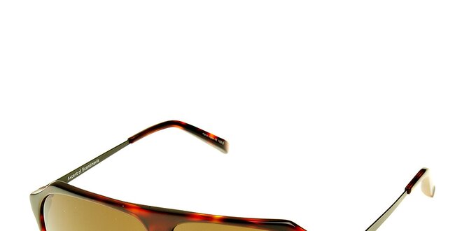 Dámske hnedé korytnačie slnečné okuliare Axcent