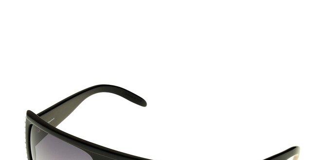 Dámske čierne slnečné okuliare Axcent s kamienkami