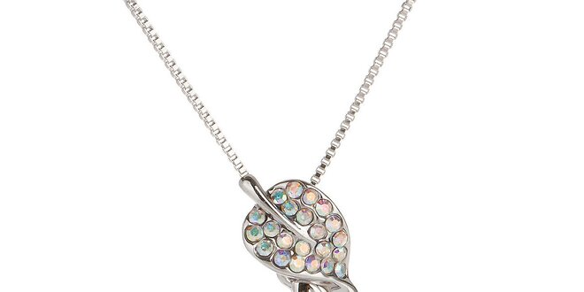 Dámsky náhrdelník s fialovými kapkami Fifi Ange