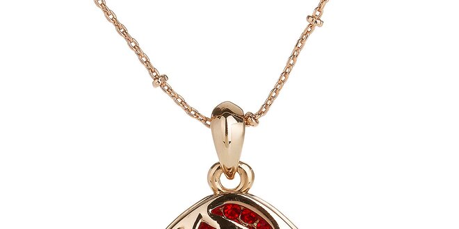 Dámsky náhrdelník s ružičkou Fifi Ange