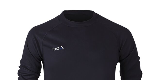 Dámske funkčné tričko s dlhým rukávom v čiernej farbe Furco
