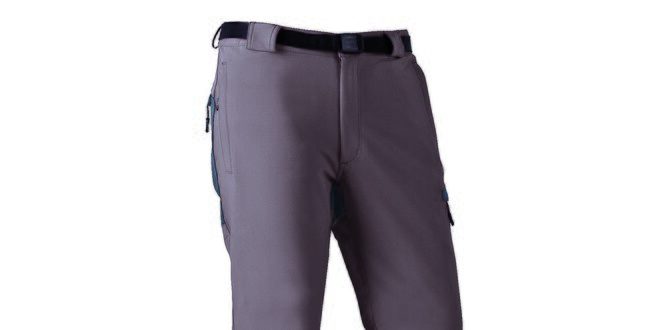 Pánske outdoorové nohavice so šedými prvkami Furco