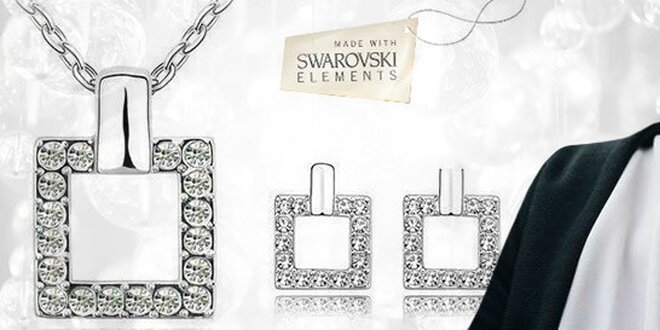 Set šperkov Swarovski elements