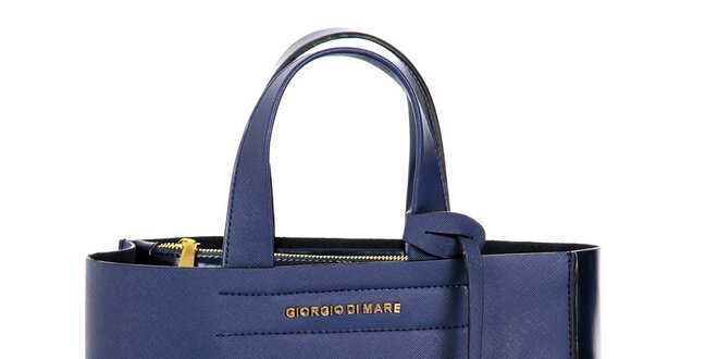 Dámska modrá kabelka s príveskom Giorgio di Mare