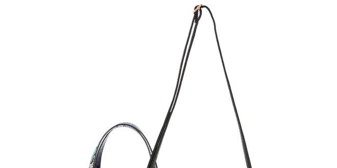 Dámska čierna kabelka s vyberateľnou taštičkou Giorgio di Mare