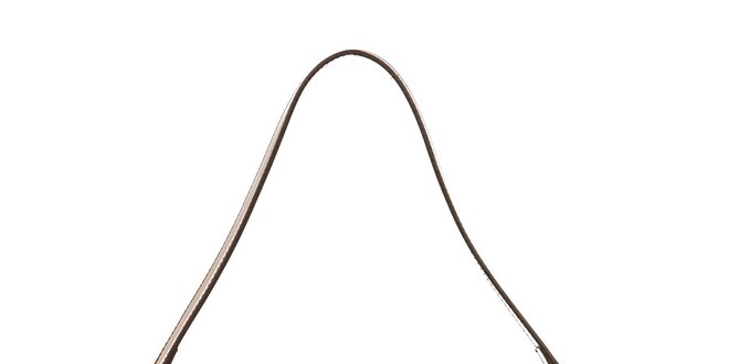 Dámska hnedá kabelka s klopou Giorgio di Mare - lesklá