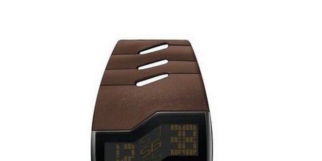 Pánske digitálne hodinky Puma Active Brown