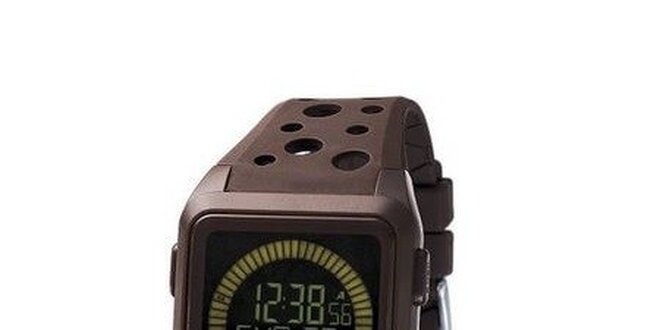 Pánske digitálne hodinky Puma Agitation brown