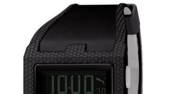 Unisex digitálne hodinky Puma Flux-M Black