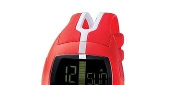 Unisex digitálne hodinky Puma Jump Red/White