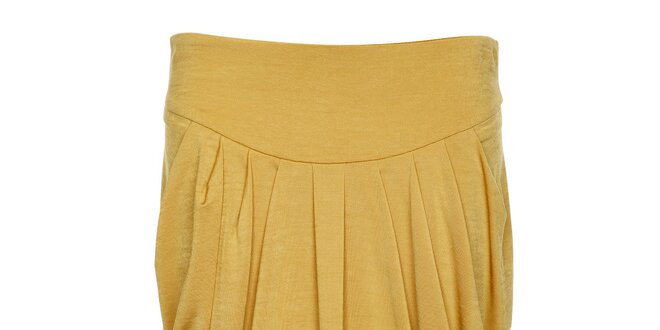 Dámska zlatavo béžová sukňa Pietro Filipi