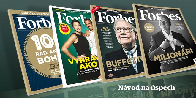 Digitálne a printové ročné predplatné Forbes!