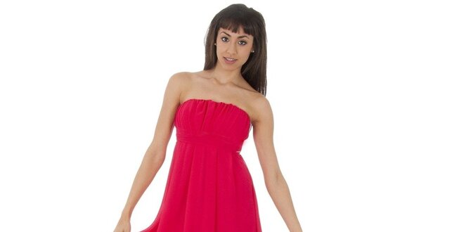 Dámske ružové šaty bez rukávov Paola Pitti