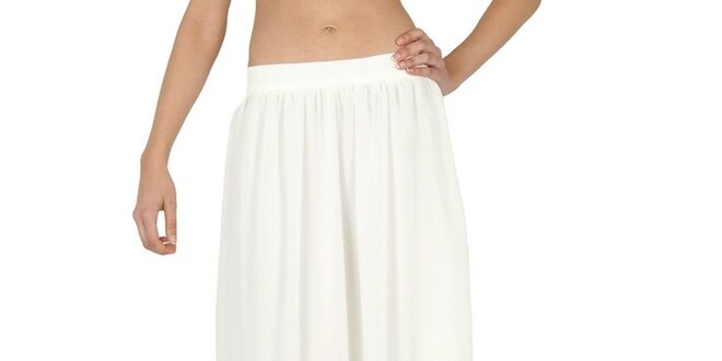 Dámska biela dlhá sukňa  Paola Pitti