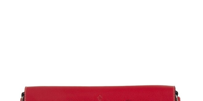 Dámska červená aktovka s popruhom Paola Pitti