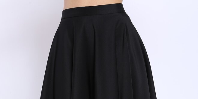 Dámska čierna sukňa s vreckami Melli London