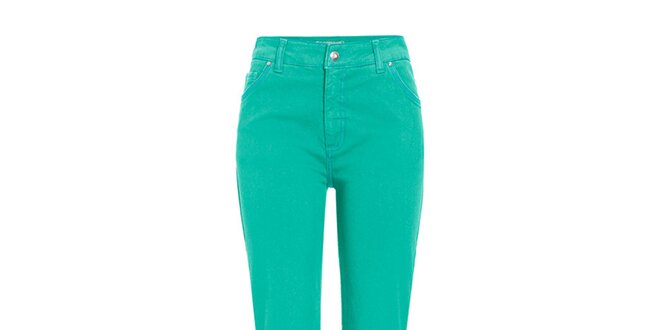 Dámske zelené džínsy Imagini