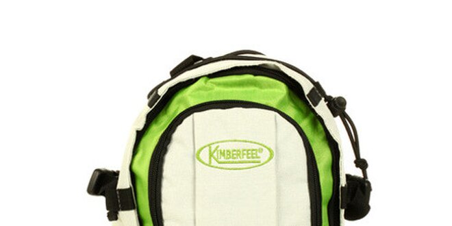 Zeleno-béžový ruksak Kimberfeel