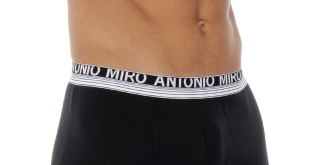 Pánske čierne boxerky Antonio Miro