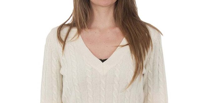 Dámsky vlnený sveter so vzorom Tommy Hilfiger