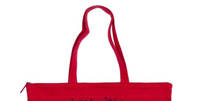 Dámska červená obdĺžniková taška Tommy Hilfiger