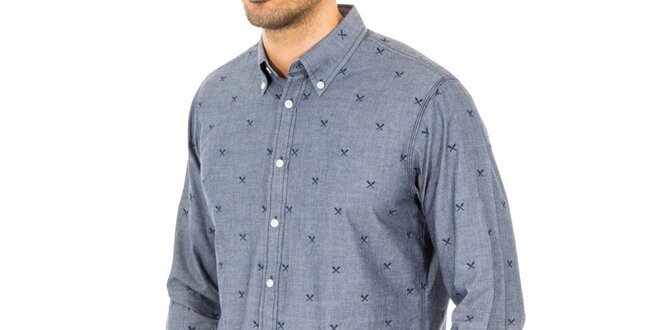 Pánska košeľa so vzorom Tommy Hilfiger