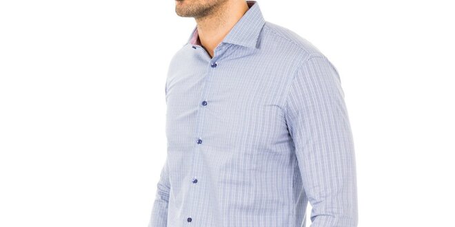 Pánska modro vzorovaná košeľa Tommy Hilfiger