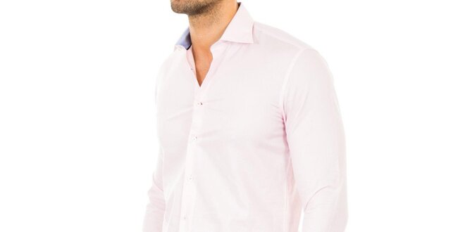 Pánska svetlo ružová košeľa Tommy Hilfiger