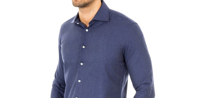 Pánska košeľa v modrej farbe Tommy Hilfiger