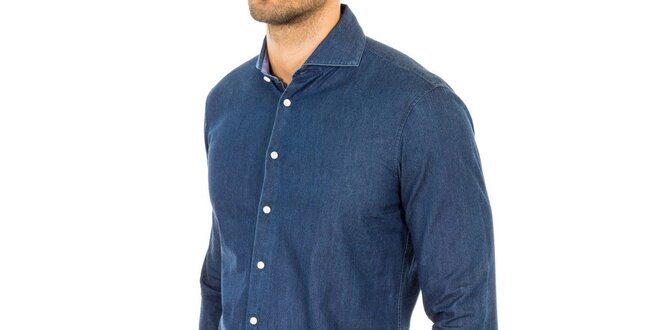 Pánska košeľa v modrom odtieni Tommy Hilfiger