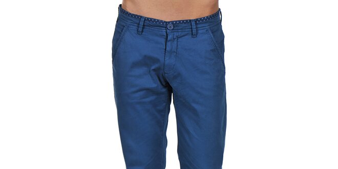 Pánske nohavice v modrej farbe Giorgio Di Mare