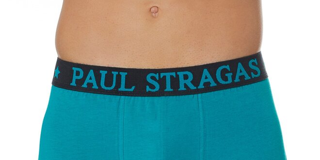 Set čiernych a zelených pánskych boxeriek Paul Stragas