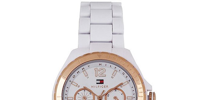 Dámske biele hodinky Tommy Hilfiger