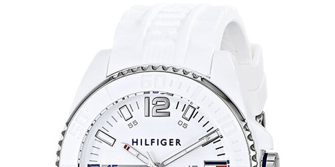 Pánske biele hodinky Tommy Hilfiger