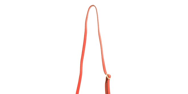 Dámska červená minimalistická kabelka cez rameno Joana and Paola