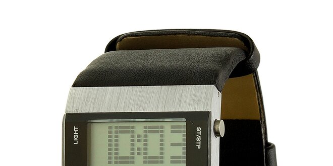 Unisexové čierne digitálne hodinky RG512