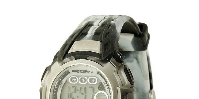 Unisexové šedé digitálne hodinky RG512