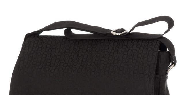 Pánska čierna vzorovaná taška Calvin Klein