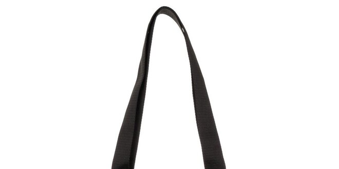Pánska čierna kožená taška cez rameno Calvin Klein