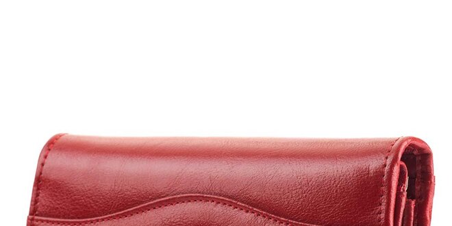 Dámska červená obdĺžniková peňaženka Felice