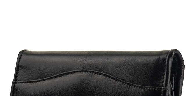 Dámska čierna kožená peňaženka Felice
