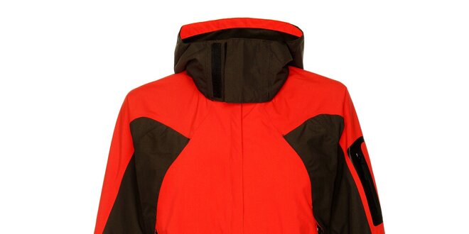 Dámska červeno-čierna športová bunda Hannah s membránou