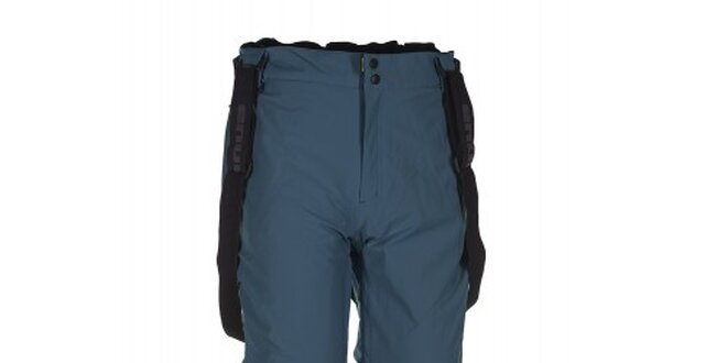 Pánske modré lyžiarske nohavice s trakmi Envy