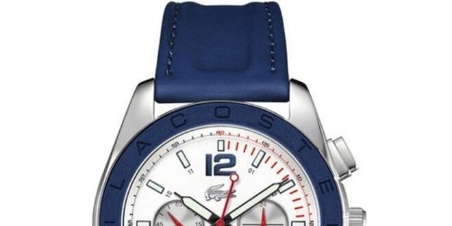 Pánske modré analógové hodinky Lacoste