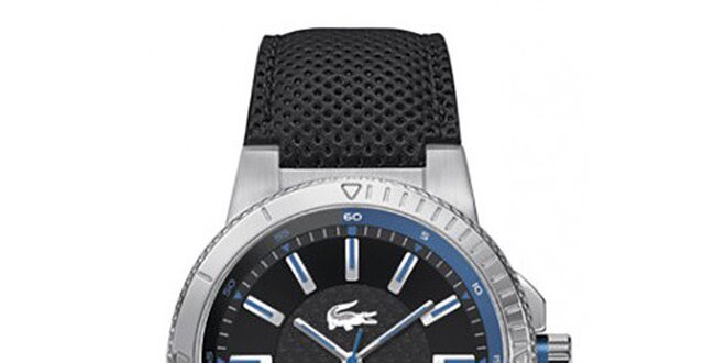 Pánske analógové hodinky s modrými prvkami Lacoste