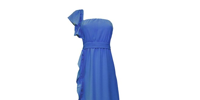 Dámske královsky modré společenské šaty Virginia Hill