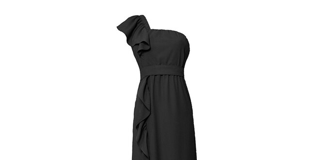 Dámske čierne společenské šaty Virginia Hill
