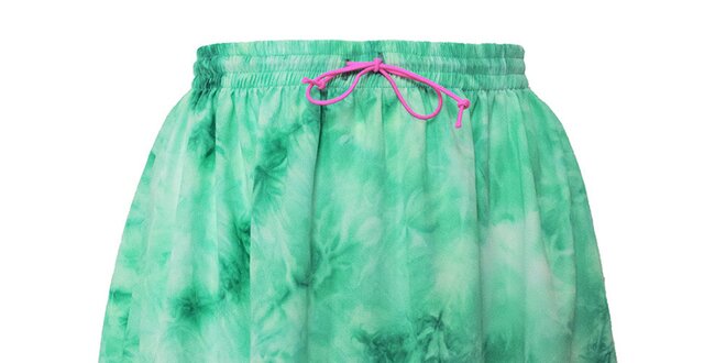 Dámská zelená sukňa v páse na gumu Virginia Hill