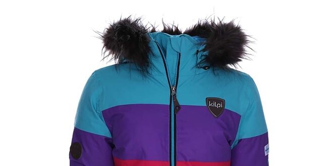 Dámska farebne pruhovaná snowboardová bunda Kilpi